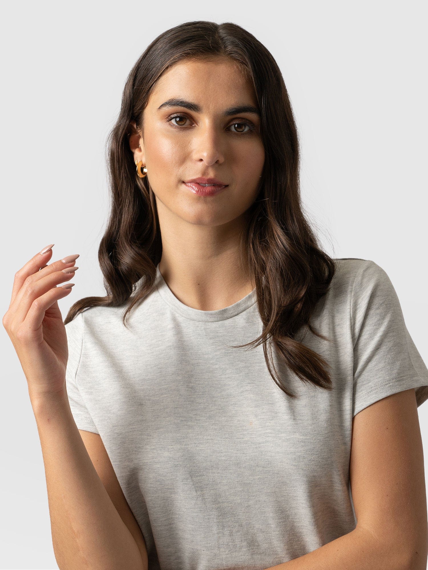 Easy Tee Grey - Women's T-Shirts | Saint + Sofia® EU